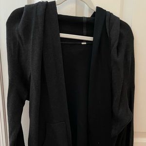 Grey lululemon sweater with hood